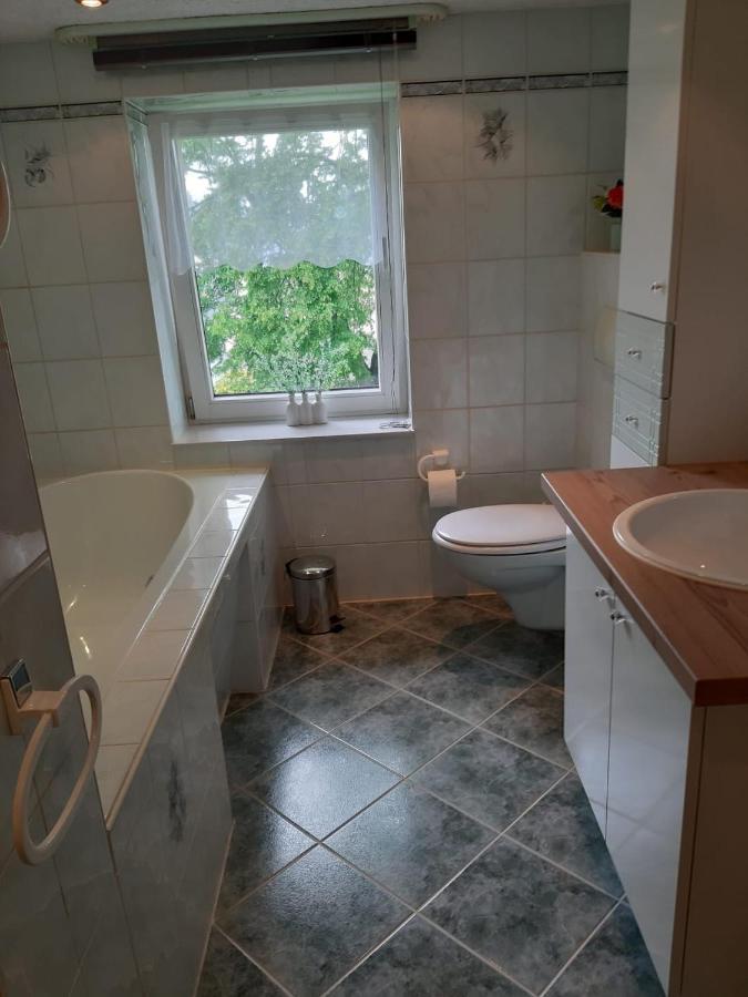 Familienfreundliche Ferienwohnung Zschorlau Экстерьер фото
